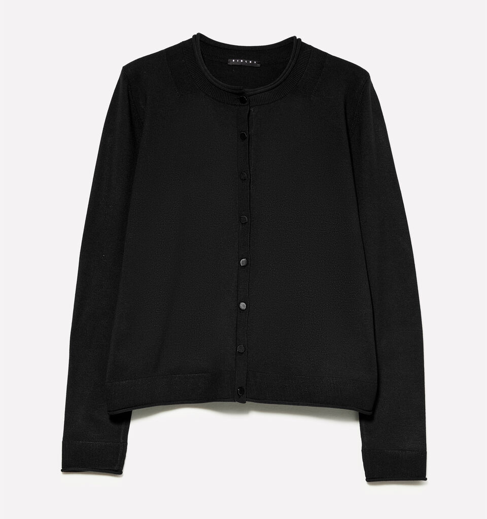 Ζακέτα μαύρη regular fit - ζακέτες γυναικείες - Μαυρο | Sisley image number 1